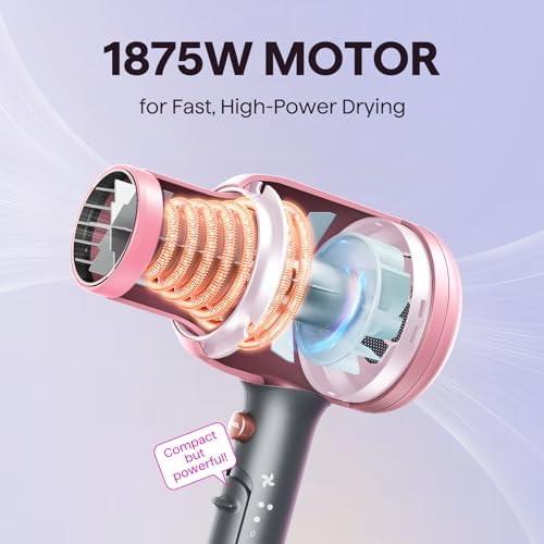 Wavytalk Blown Away Ionic Hair Dryer with Diffuser for Curly Hair - Image 3