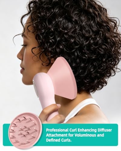 Magnetic Diffuser for L'ANGE HAIR Axia HaloRing Ionic Hair Dryer - Image 3