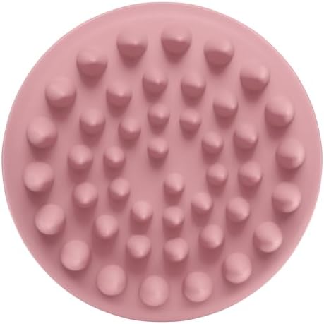 Diane Scalp Massage and Shampoo Brush with Soft Silicone Bristles, Exfoliates and Cleanses Scalp, Promotes Scalp Circulation, Evenly Distributes Hair Oil, Clear - Image 3