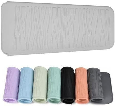 Heat Resistant Travel Mat Pouch for Hair Straighteners, Crimping Irons, Curling Wands, Flat Irons and Hair Styling Tools (1 Pack, Gray) by EIOKIT