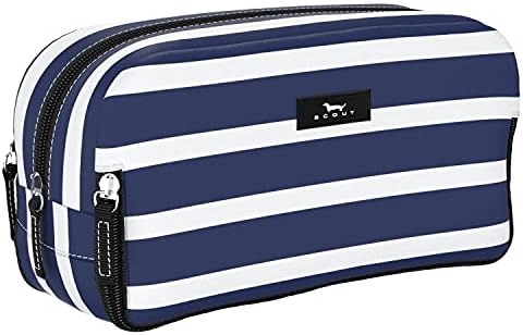 SCOUT 3-Way Toiletry Bag for Women- Travel Makeup Organizer, Nantucket Navy by SCOUT