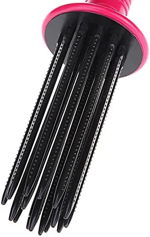 2025 New Curly Hair Styler Tool, Curling Roll Comb, Air Feeling Curling Wand with 17 Teeth for Fluffy Hairstyles, Anti-Slip Curling Brush Comb for Women and Girls (2PC) - Image 5