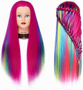 Hairingrid 26"-28" Mannequin Head Hair Styling Training Head Manikin Cosmetology Doll Head Synthetic Fiber Hair and Free Clamp Holder (R71919W0320) by Hairingrid