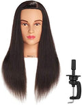 Hairingrid Mannequin Head 20"-22" 100% Human Hair Training Manikin Head by Hairingrid