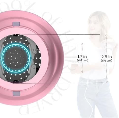 Universal Hair Diffuser “Super Sturdy” 1.7 Inch to 2.6 Inch for Natural Curly and Wavy Hair, Hair Dryer Attachment (Blue Lagoon) - Image 5