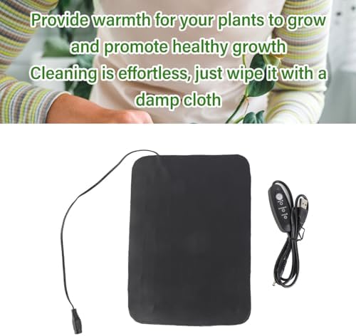 Seedling Heat Mat, 3 Gear Adjustable Temperature Warm Hydroponic Heating Pad Waterproof Heating Pad Plant Warmer for Germination, Indoor Gardening, Greenhouse - Image 3