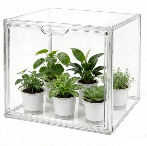 Mini Greenhouse for Indoor for Small Plants, 14"×8.5"×10.5" by Unknown