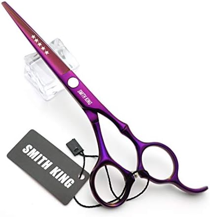 6.0 Inches Professional hair cutting thinning scissors set with razor (Violet) - Image 4