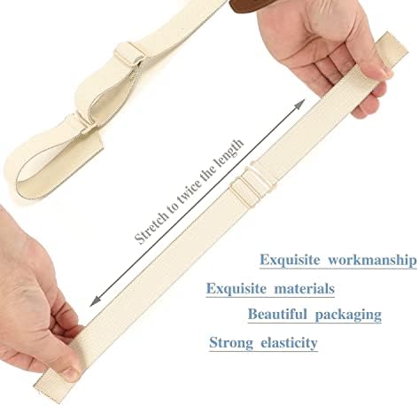 Adjustable Straps For Wigs And Making Wigs，Adjustable Elastic Bands (Beige, 1‘’ x 10pcs) - Image 5