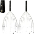 USAGA Head Massager Scalp Massager 20 Fingers Head Scratcher (Black&Black) by USAGA
