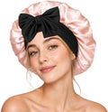 Silk Bonnet for Sleeping Satin Hair Bonnet Double Layer Adjustable Sleep Cap with Elastic Tie Band by BESTCHOICEFORYOU%EF%BC%81