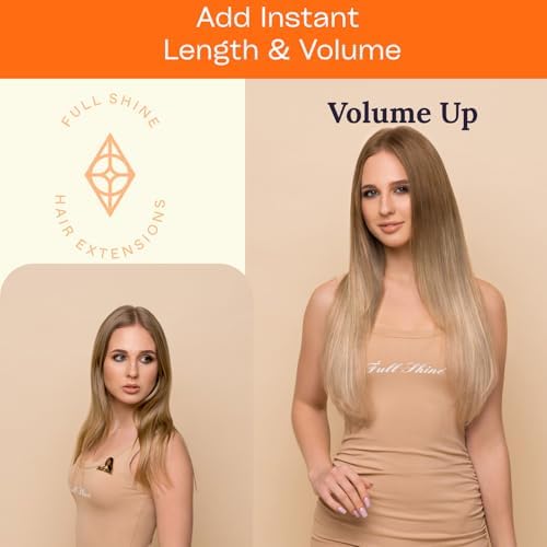 Full Shine Hand Tied Weft Hair Extensions Human Hair 22 Inch 120g - Image 6