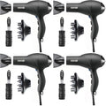 Infiniti PRO CONAIR Hair Dryer with Diffuser,Professional AC Motor,Tourmaline Ceramic Technology Blow Dryer,Includes Concentrator and Blowout Brush,Amazon Exclusive,Gray,(Pack of 4) by conair