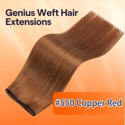 Full Shine Genius Weft Hair Extensions Human Hair 18 Inch 50G - Image 2