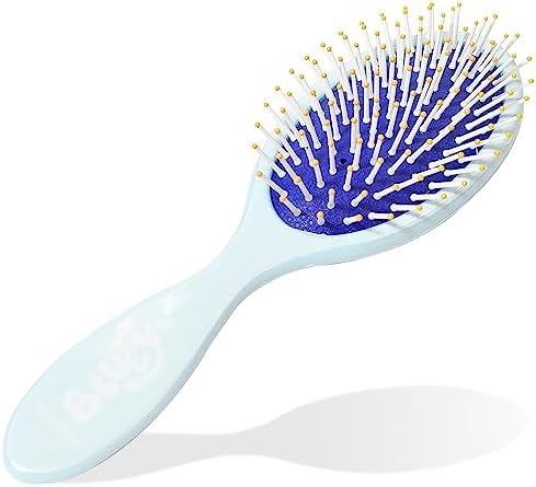 Bluey Hair Accessory 5 Pcs Set - 1 Regular 9 inch Bluey HairBrush For Girls + 4 Bluey Scrunchies For Kids - Accessories For Girls - Detangling Brush - Elastic Hair Ties Ropes Scrunchies Ages 3+ - Image 6