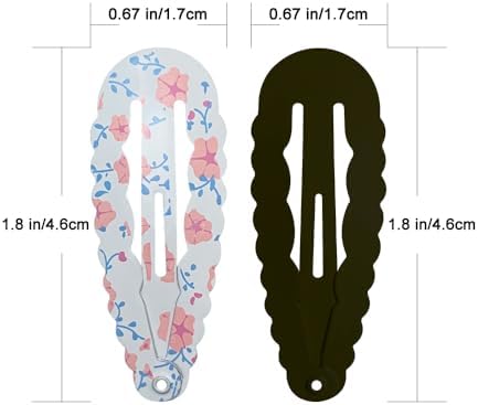 KUOM 100 Pcs Hair Clips,Metal Snap Hair Barrettes and Hair Clips for Girls,Kids,Women, Baby and Fine hair or Thick hair - Image 2