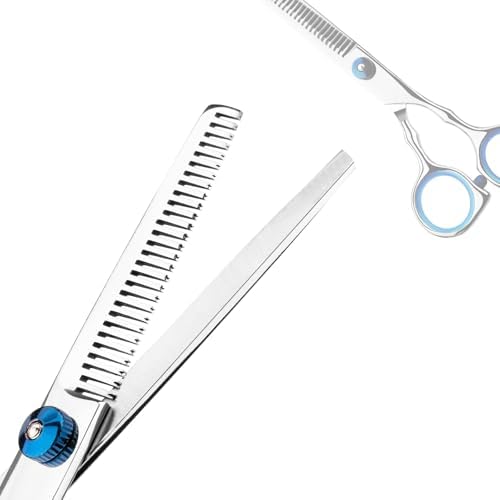 Hair Cutting Scissors Professional Home Haircutting Barber Salon Thinning Shears Kit with Comb and Case for Kids Boys Girls - Image 3