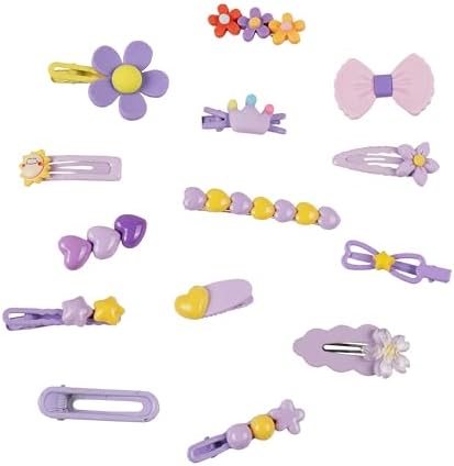 56PCS Girl Hair Clips Cute Hair Accessories for Kids Candy Color Hair Accessory for Little Girls Kids Teens,Multiple Patterns - Image 3