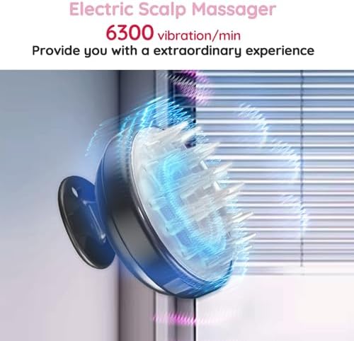 Scalp Massager Electric Hair Growth Scrubber for Dandruff Removal - Image 5