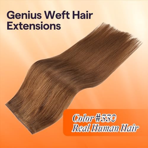 Full Shine Genius Weft Hair Extensions Sew In Add Length 22 Inch 60g - Image 2