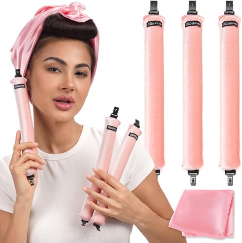 Little Heatless Hair Curler,Flexi Rods with Scarf for Blowout by SimplifyYourBeautyRoutine