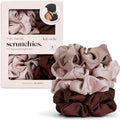 Kitsch Satin Scrunchies for Women - Hair Ties No Damage - Cameo, 5pcs by Kitsch