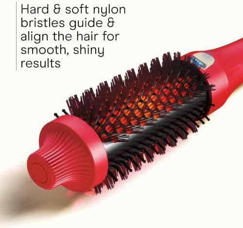 Conair InfinitiPRO Infrared Thermal Brush, Dry-Hair Styling, 1.5”, Berry - Image 4