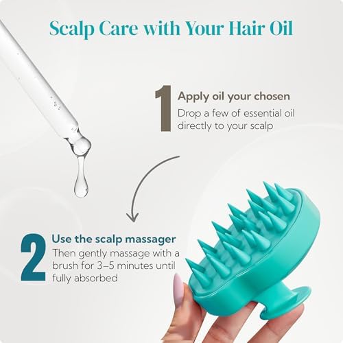 HEETA 2-Pack Large Scalp Massager Scrubber Shampoo Brush for Hair Growth - Image 6
