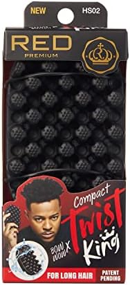 Red by Kiss Bow Wow X Twist King Luxury Twist Styler Washable and Durable Twist Brush for Afro Curl (Mini) by REDbyKISS