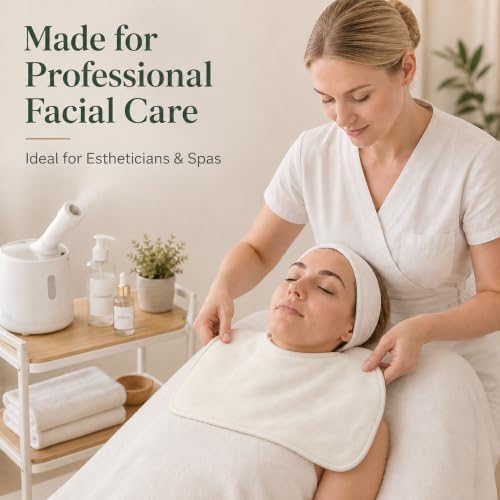8PCS U-Shaped Microfiber Facial Towels for Estheticians, Split Design - Image 7