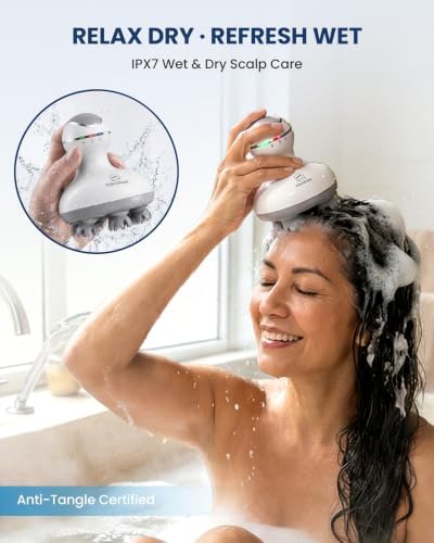 COMFIER Scalp Massager for Hair Growth, Electric Head Massager, Tangle-Free - Image 4