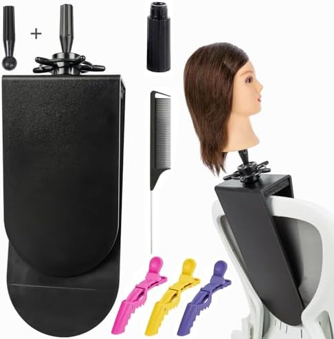 Mannequin Clamp Stand for Chair for Hairdresser Styling with Clamp stand (1 Pack) by poipoilu