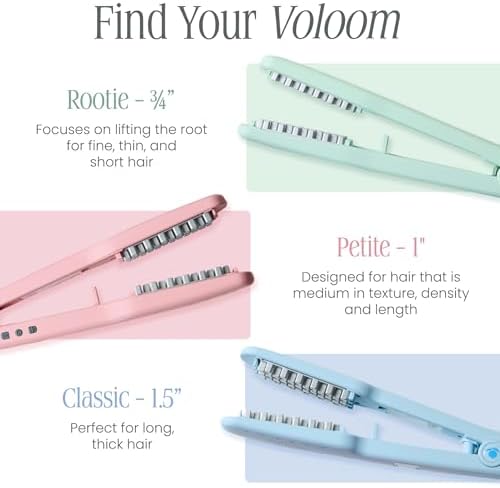 VOLOOM Rootie 3/4” Professional Hair Volumizing Iron - Short or Thin Hair - Image 6