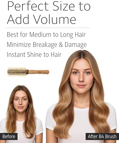 Ibiza Hair - Boar Bristle Round Brush (B4-65mm) - Image 3