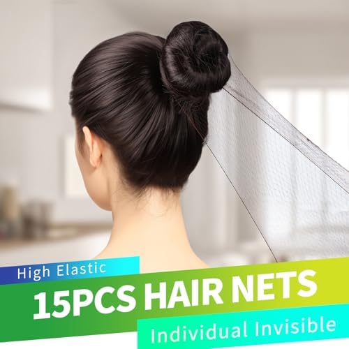 YGDZ Dance Hair Accessories Kit, Ballet Dance Stuff, Hair Nets for Buns, Bobby Pins Brown, Clear Elastic Hair Ties, Dance Competition Must Haves for Ballet Girls Women，Brown - Image 3