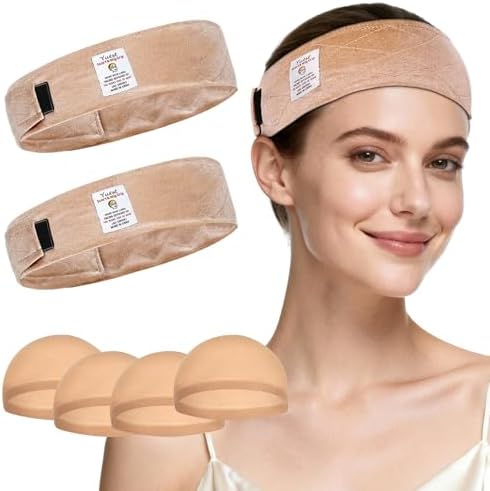 2 Pack Wig Grip Band - Velvet Wig Grips Adjustable Headband Stay Put No Slip Edge Saver - Image 5