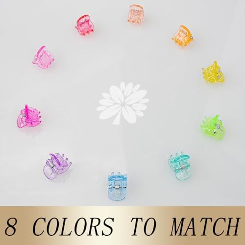 KANPRINCESS 70PCS Mini Hair Clips with Fancy Box Classics Small Claw Clips for Women and Girls Hair Accessories for Gift(SET10) - Image 4