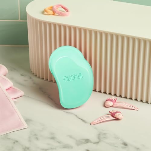 Tangle Teezer Original Detangler Mini Hair Brush for Kids, Paradise Green - Image 5