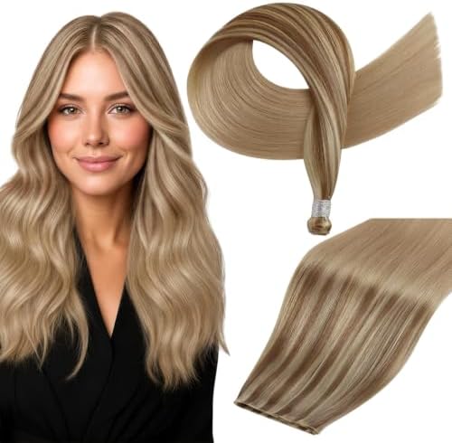 Full Shine Sew In Hair Extensions Real Human Hair 20 Inch 60g by FullShine
