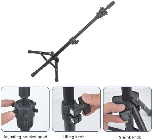 Mannequin Head Stand, 14.5 - 22.4inch Adjustable Wig Stand Holder - Image 6