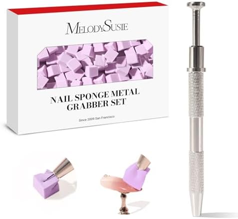 MelodySusie 100Pcs Soft Nail Sponges for Ombre by MelodySusie