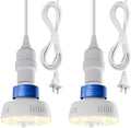 Barrina Orbgrow OG11D Grow Light Bulbs with Base, 4000K 11W, 2 Packs, White by Barrina