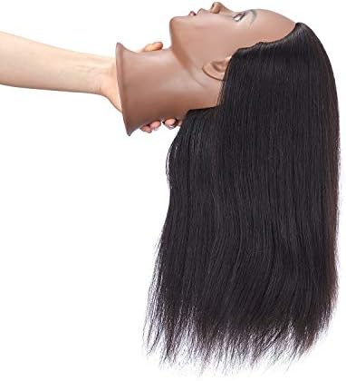 Hairingrid Mannequin Head 20"-22" 100% Human Hair Training Manikin Head - Image 4
