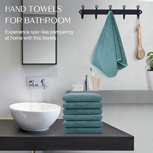 KinHwa Bathroom Hand Towels, Microfiber Face Towels, 11x20 Inch, 2 Pack - Image 2