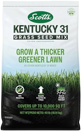 Scotts Kentucky 31 Grass Seed Mix, 40 lbs. by Unknown