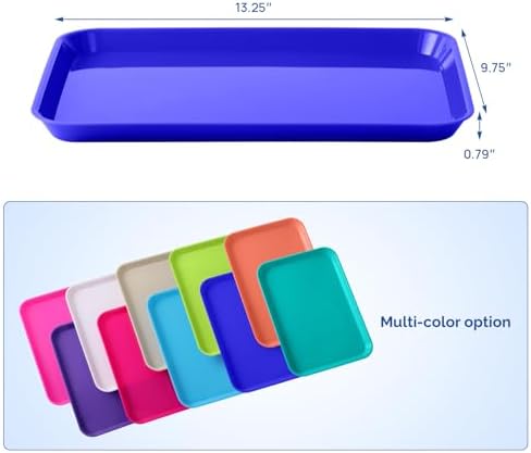 JMU Royal Blue Dental Procedure Trays Flat Trays Size B 13.25" X 9.75" - Image 4