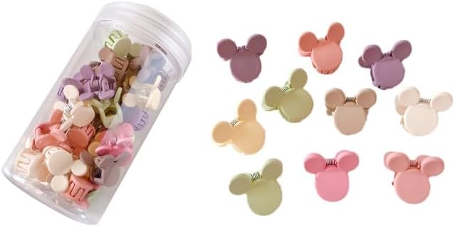 50 PCS Mini Claw Clips Small Hair Clips,Barrettes Hair Accessories Colorful Cute Hair Accessories for Women by Unknown