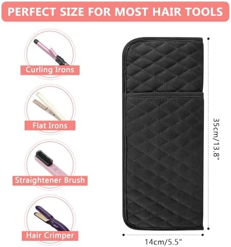 Heat Resistant Hair Tools Organizer Cover Bag(13.8" x 5.5") - Image 3