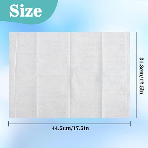MAQIHAN 75pcs Dental Bibs Disposable - White Dentist Bib for Nail, Tattoo - Image 2