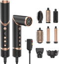 8-in-1 Hot Air Styler & Blow Dryer Brush, Ionic Auto-Wrap Curler for Volume by Unknown